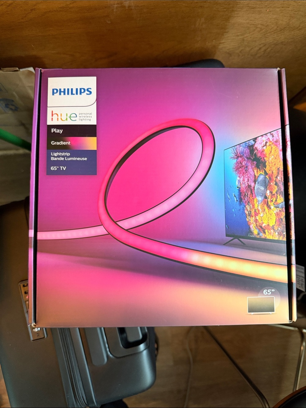 Philips Hue Play Gradient Lightstrip - Pink and Purple Gradient